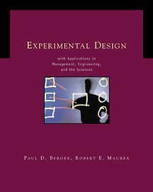 Experimental Design with Applications in Management, Engineering and the Sciences (Hardcover)