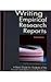 Writing Empirical Research Reports by Fred Pyrczak