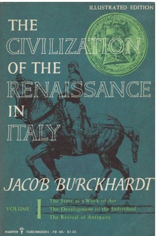 The Civilization of the Renaissance in Italy 1 (Paperback)