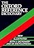 The Oxford Reference Dictionary by Joyce M. Hawkins