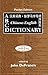 ABC Chinese-English Dictionary: Alphabetically Based Computerized