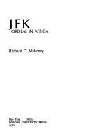 JFK: Ordeal in Africa (Hardcover)