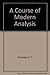 A Course of Modern Analysis