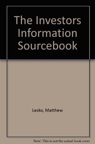 The Investors Information Sourcebook (Hardcover)
