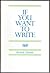 If You Want to Write