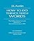How to do things with words (The William James lectures)