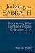 Judging the Sabbath by Ronald Du Preez