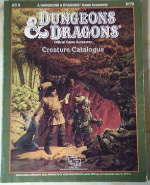 Creature Catalogue (Dungeons and Dragons Accessory AC9 )