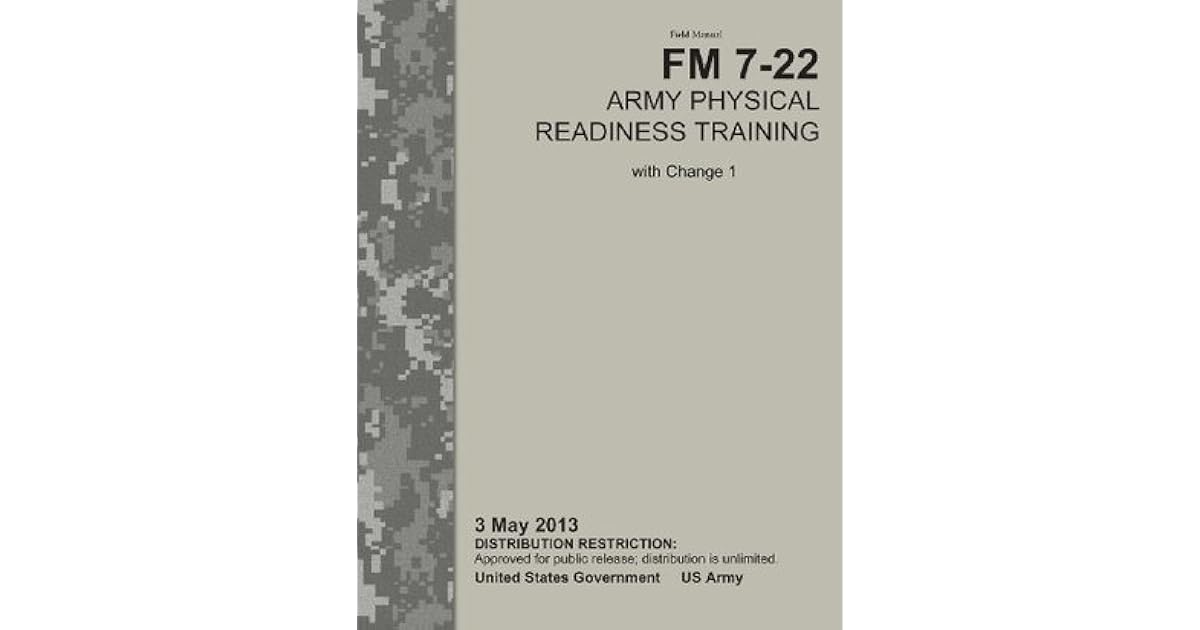 Field Manual FM 722 Army Physical Readiness Training with Change 1 3