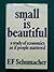 Small is beautiful: A study of economics as if people mattered,