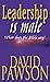 Leadership is Male: What Do...