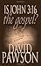 Is John 3:16 The Gospel?