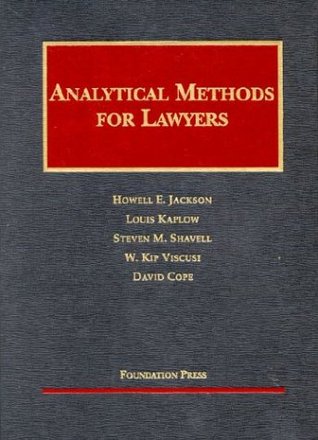 Analytical Methods for Lawyers 2003 (Hardcover)