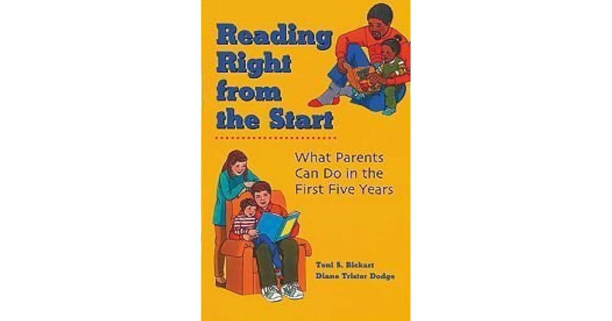 Reading Right From The Start What Parents Can Do In The First Five 