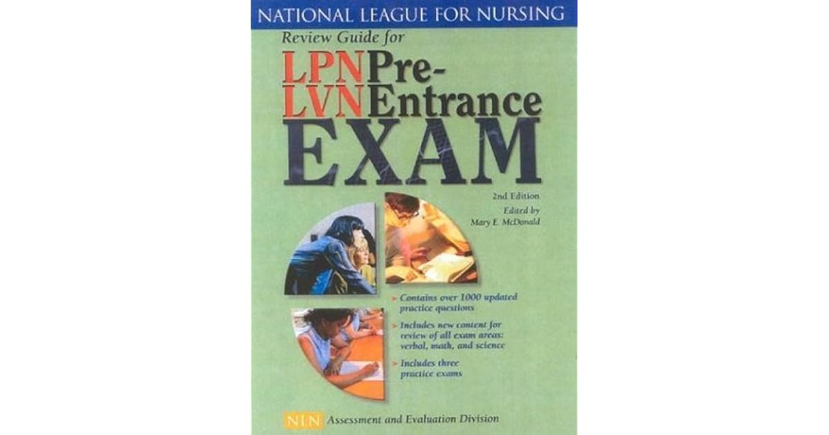 for Edition Pre Review LPN/LVN Second ... Entrance Exam, Guide