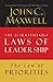The Law of Priorities by John C. Maxwell