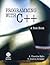Programming with C++: A Tex...