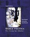 World Politics: The Menu for Choice