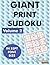 Giant Sudoku Volume 2: 100 sudoku puzzles in giant print 55pt font size