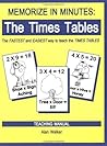 Memorize in Minutes: The Times Tables, Teaching Manual