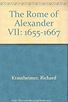 The Rome of Alexander VII, 1655-1667