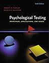 Psychological Testing by Robert M. Kaplan Psychological Testing by Robert M. Kaplan