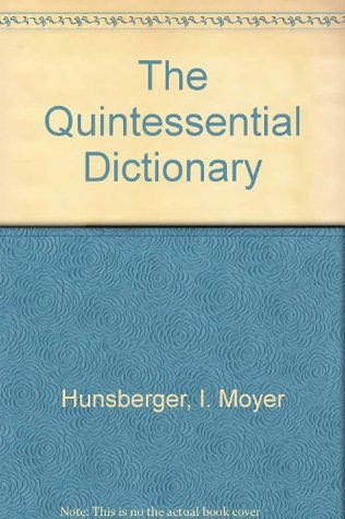 The Quintessential Dictionary (Paperback)