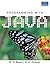 Programming with Java