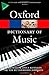 The Oxford Dictionary of Music