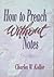How to Preach without Notes