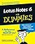 Lotus Notes 6 For Dummies
