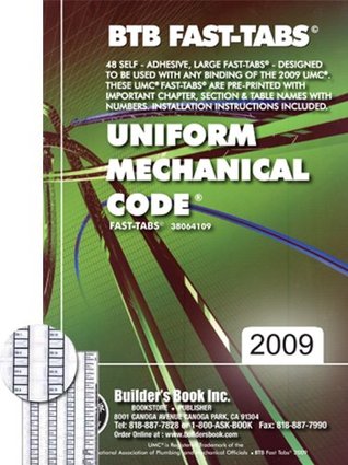 Uniform Mechanical Code 2009--BTB Fast-Tabs (Paperback)