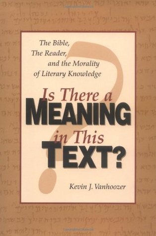 Is There a Meaning in This Text? (Hardcover)