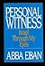 Personal Witness: Israel through My Eyes
