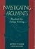 Investigating Arguments by Jeffrey Walker