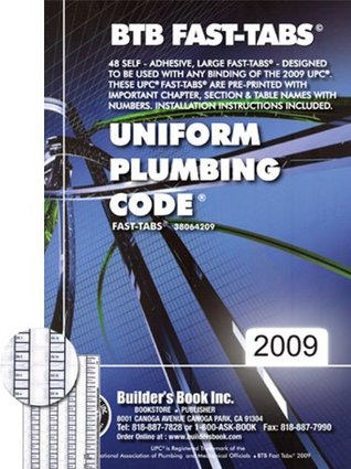Uniform Plumbing Code 2009--BTB Fast-Tabs (Paperback)