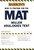 Barron's How to Prepare for the MAT: Miller Analogies Test, 9th Edition
