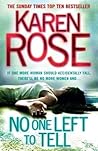 No One Left to Tell by Karen      Rose