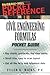 Civil Engineering Formulas (Pocket Guide)