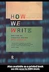 How We Write