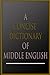 A Concise Dictionary Of Middle English