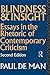 Blindness and Insight: Essays in the Rhetoric of Contemporary Criticism