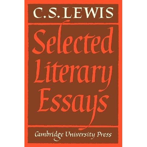 Selected literary essays image