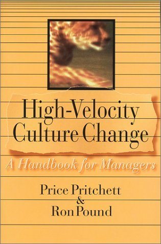 High Velocity Culture Change: A Handbook for Managers (Paperback)