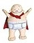 Captain Underpants Mini Doll by NOT A BOOK