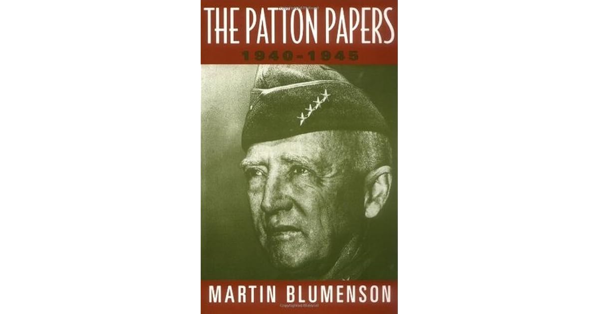 Patton's diary image