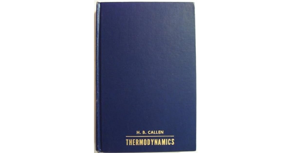 CALLEN THERMODYNAMICS SOLUTIONS visual data 7