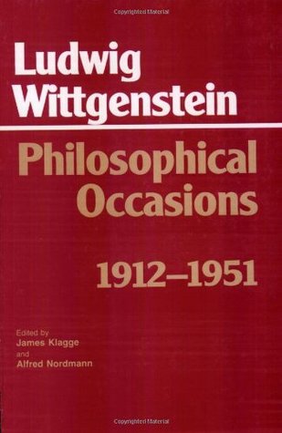 Philosophical Occasions: 1912-1951 (Hackett Classics)