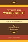 Getting the Words Right by Theodore A. Rees Cheney