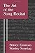 The Art of the Song Recital by Shirlee Emmons The Art of the Song Recital by Shirlee Emmons